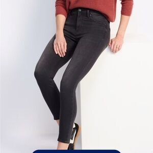 COSMIC BLUE LOVE GIANNA MID RISE ANKLE SKINNY JEAN DARK GREY - 12